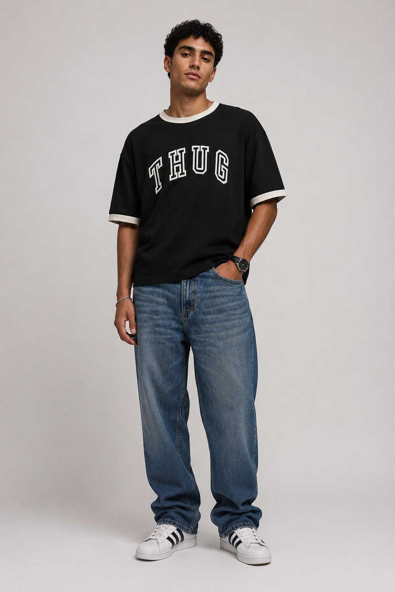 Baggy – Dusty Horizon Blue Jeans Baggy CIZARO - Cizaro Jeans