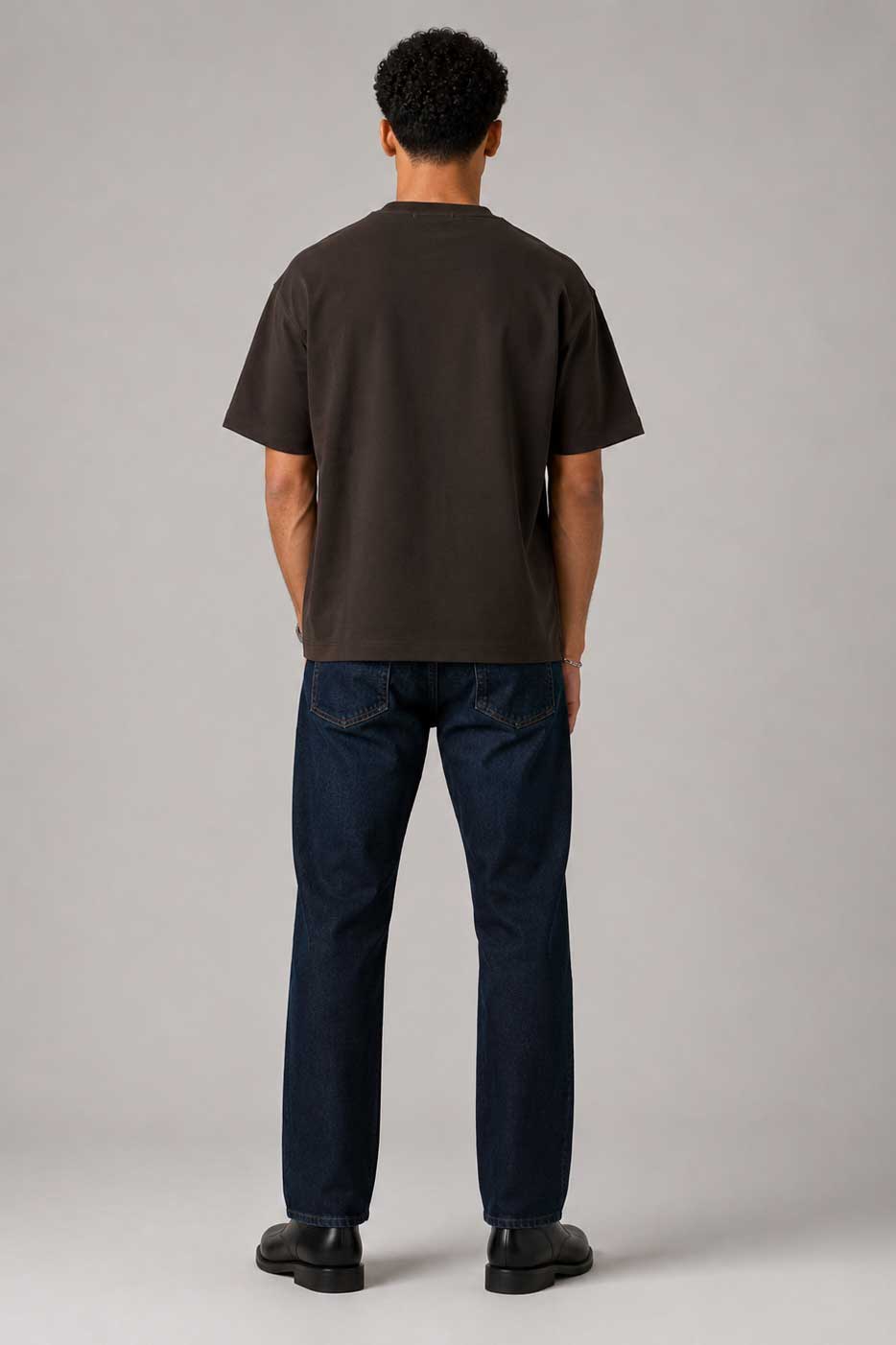 Relaxed Fit T-Shirt | Brown T-shirt CIZARO - Cizaro Jeans